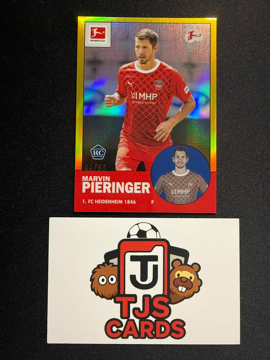 Marvin Pieringer - Rookie Gold /50 - TOPPS Chrome Bundesliga 2023/24