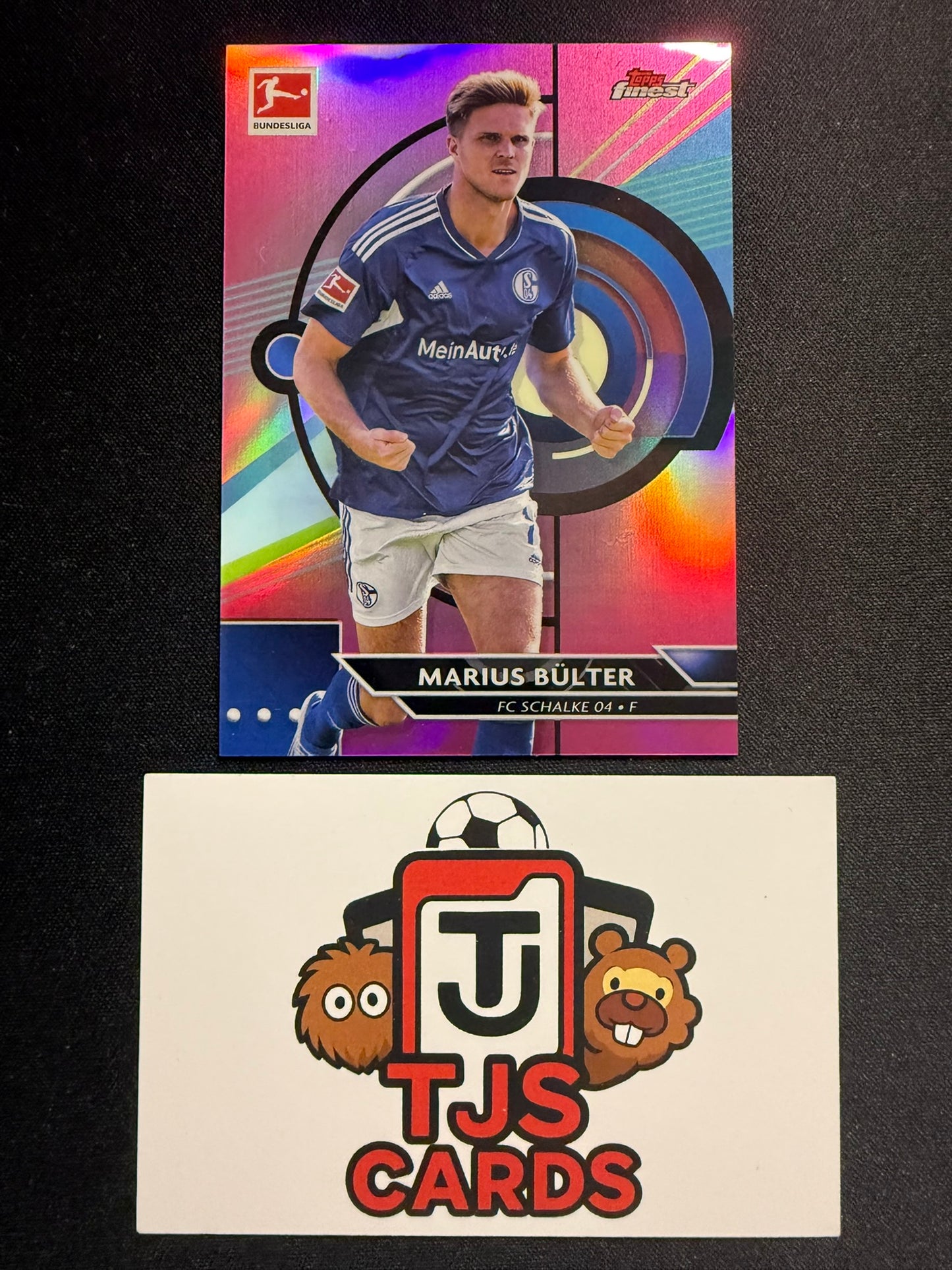 Marius Bulter - Pink /300 - TOPPS Finest Bundesliga 2022/23