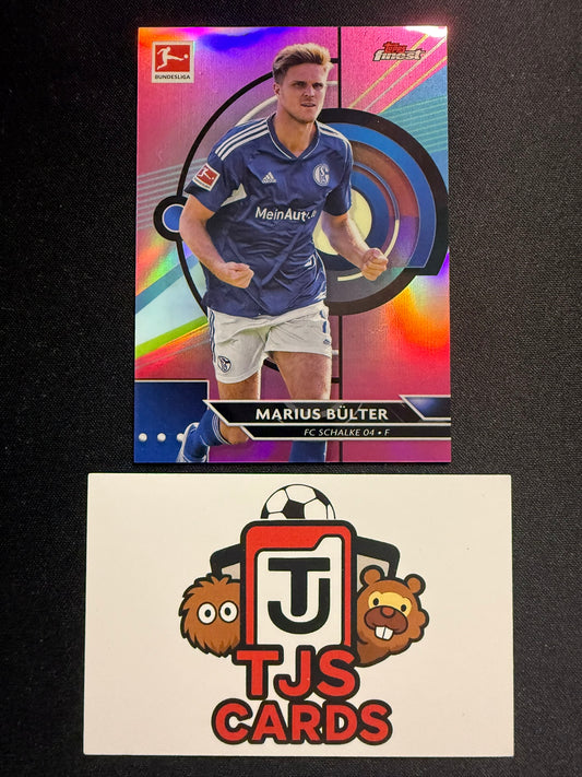 Marius Bulter - Pink /300 - TOPPS Finest Bundesliga 2022/23