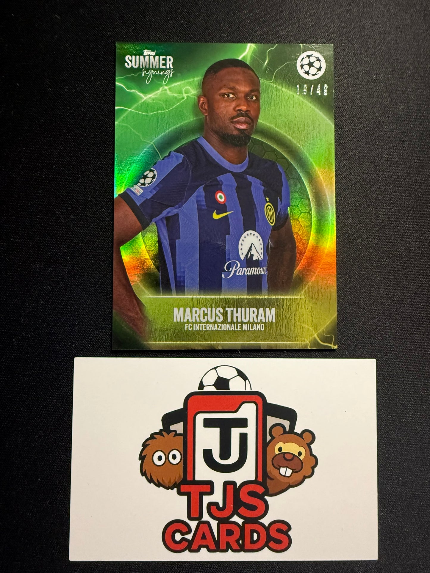Marcus Thuram - Green /49 - TOPPS Summer Signings 2023/24
