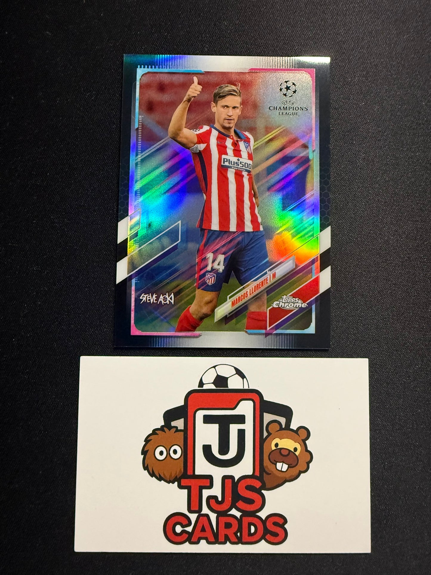 Marcos Llorente - Black /99 - TOPPS Chrome Steve Aoki 2020/21