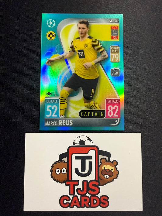 Marco Reus - Aqua /150 - TOPPS Chrome Match Attax 2021/22