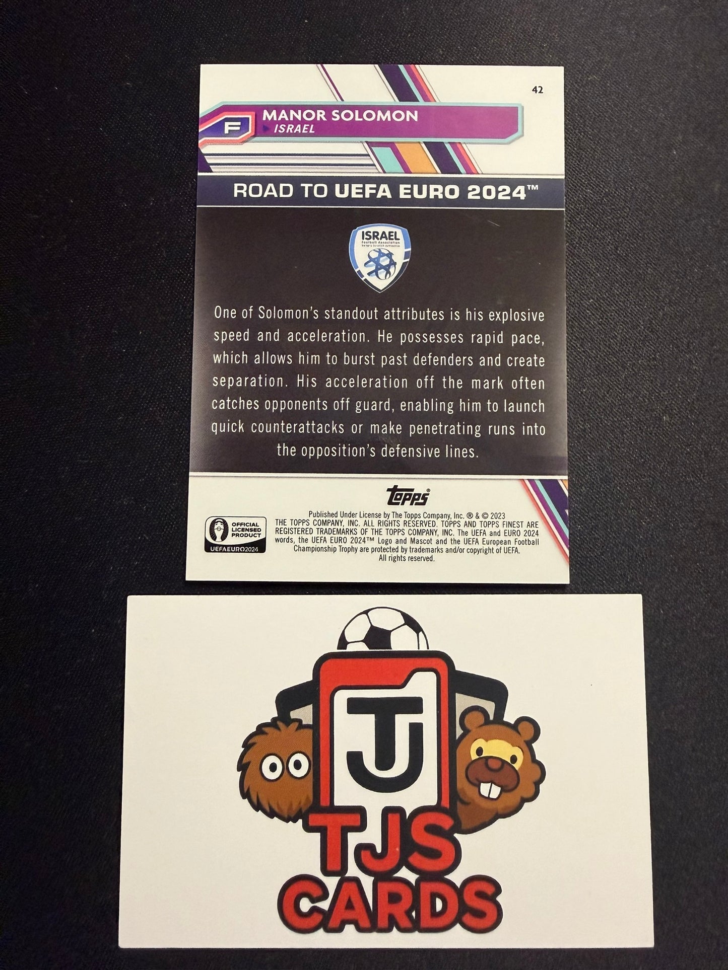 Manor Solomon - Rose Gold /75 - TOPPS Finest Road To EURO 2024
