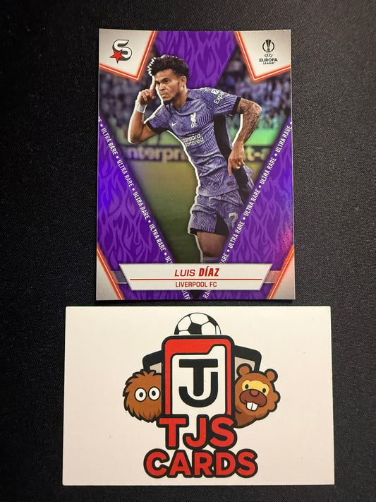 Luis Diaz - Ultra Rare Image Variation /99 - TOPPS Superstars UCC 2023/24