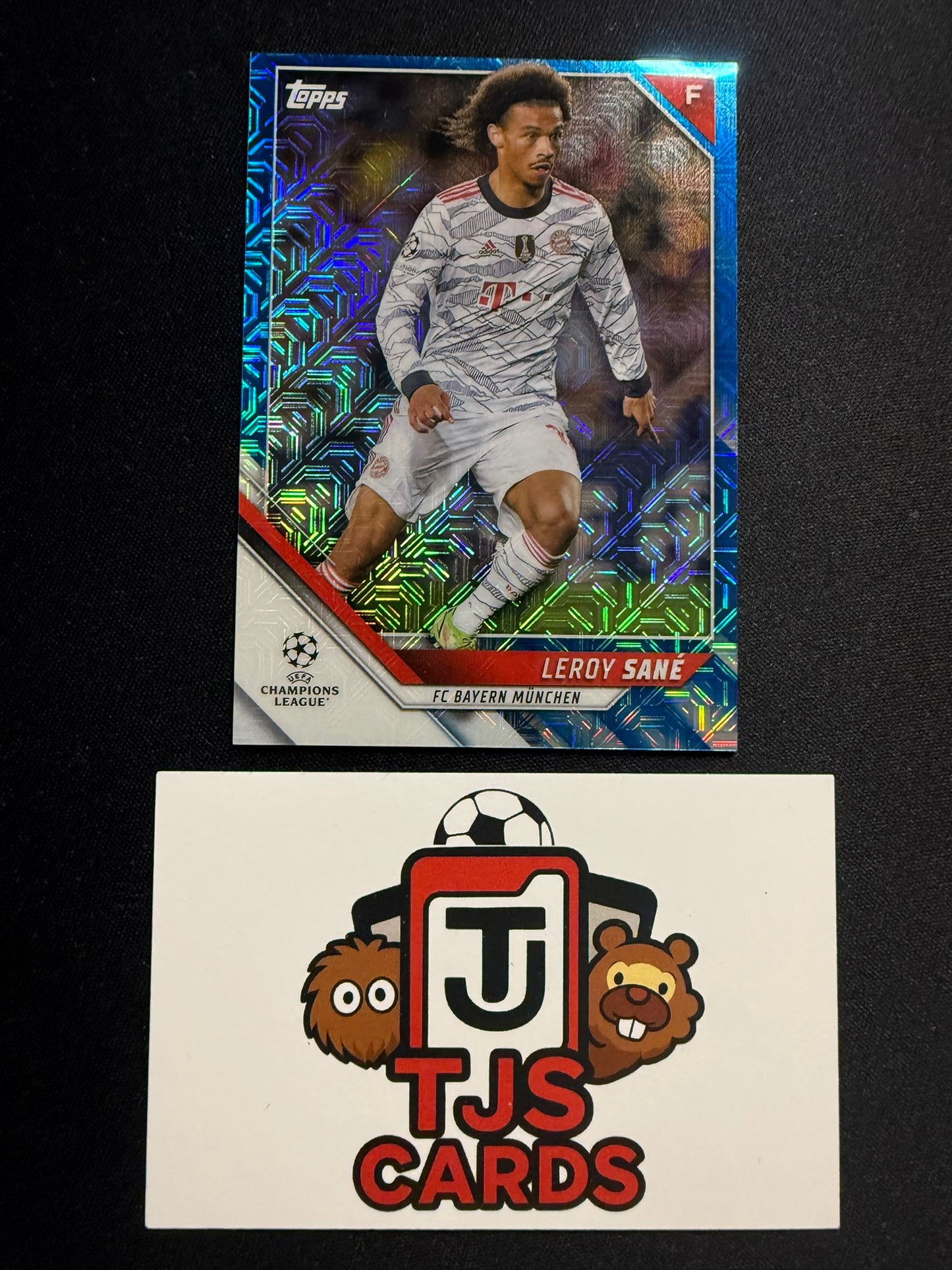 Leroy Sane - Blue Mojo /75 - TOPPS Japan UCL 2021/22