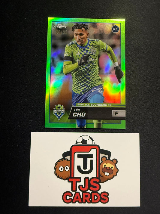 Leo Chu - Rookie Green /99 - TOPPS MLS Chrome 2023