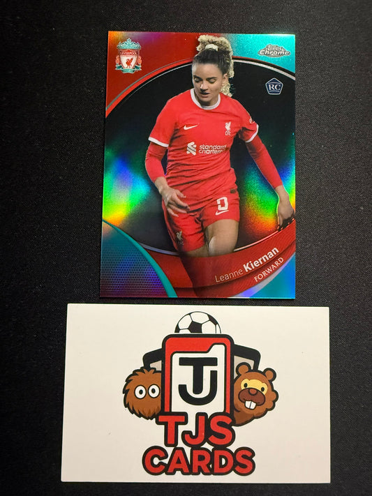 Leanne Kiernan - Rookie Aqua /99 - TOPPS Liverpool Chrome 2023/24