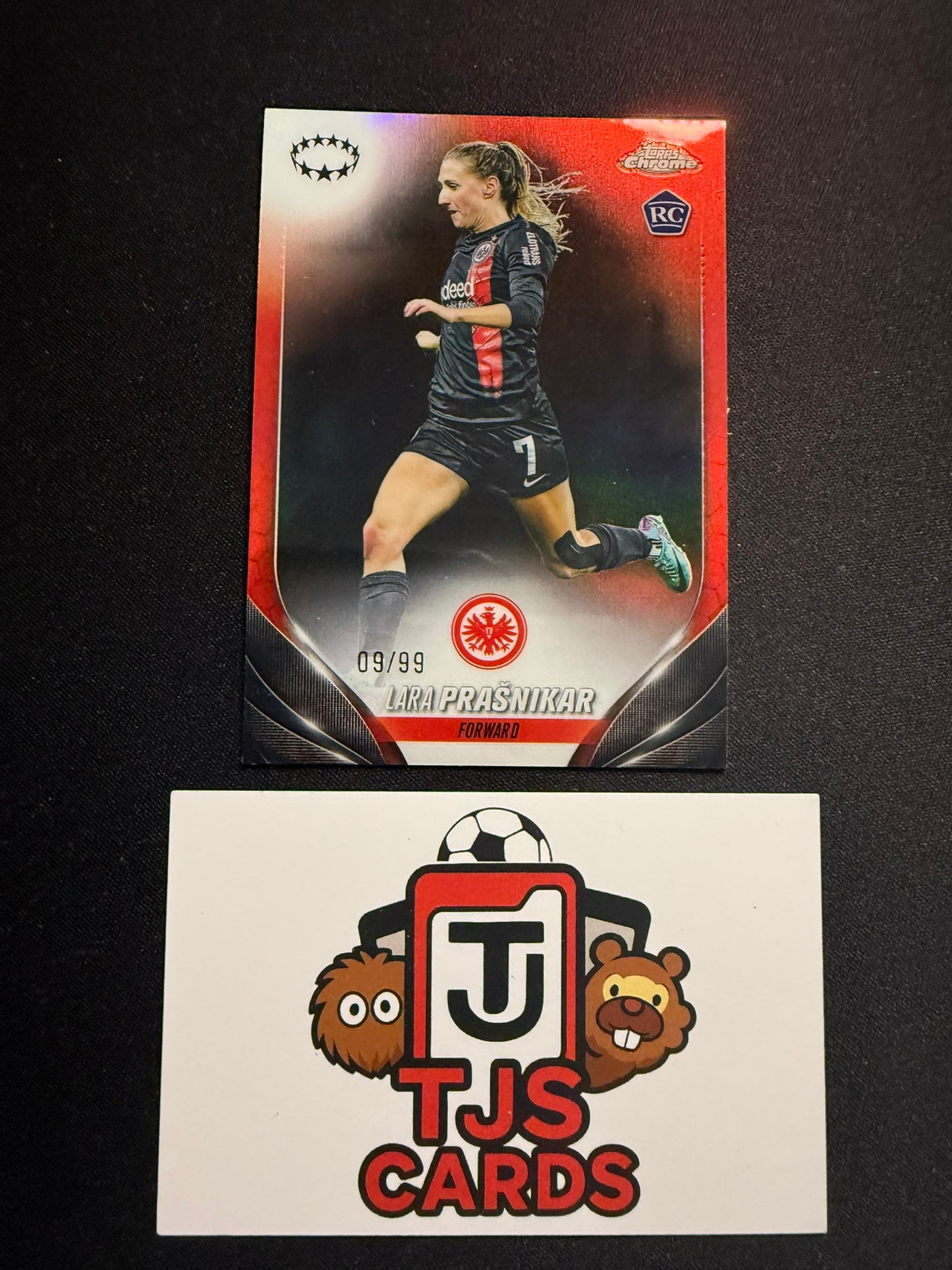 Lara Prasnikar - Rookie Color Match /99 - TOPPS Chrome UWCL 2023/24