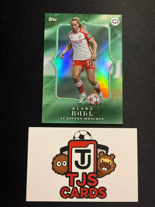Klara Buhl - Green /99 - TOPPS Bonmati Curated Set 2023/24