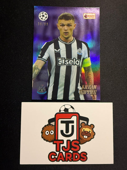 Kieran Trippier - Purple /99 - TOPPS Merlin Heritage UCC 2023/24