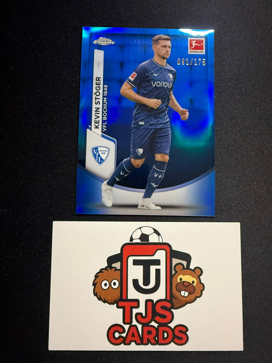Kevin Stoger - Blue /175 - TOPPS Bundesliga Chrome 2023/24