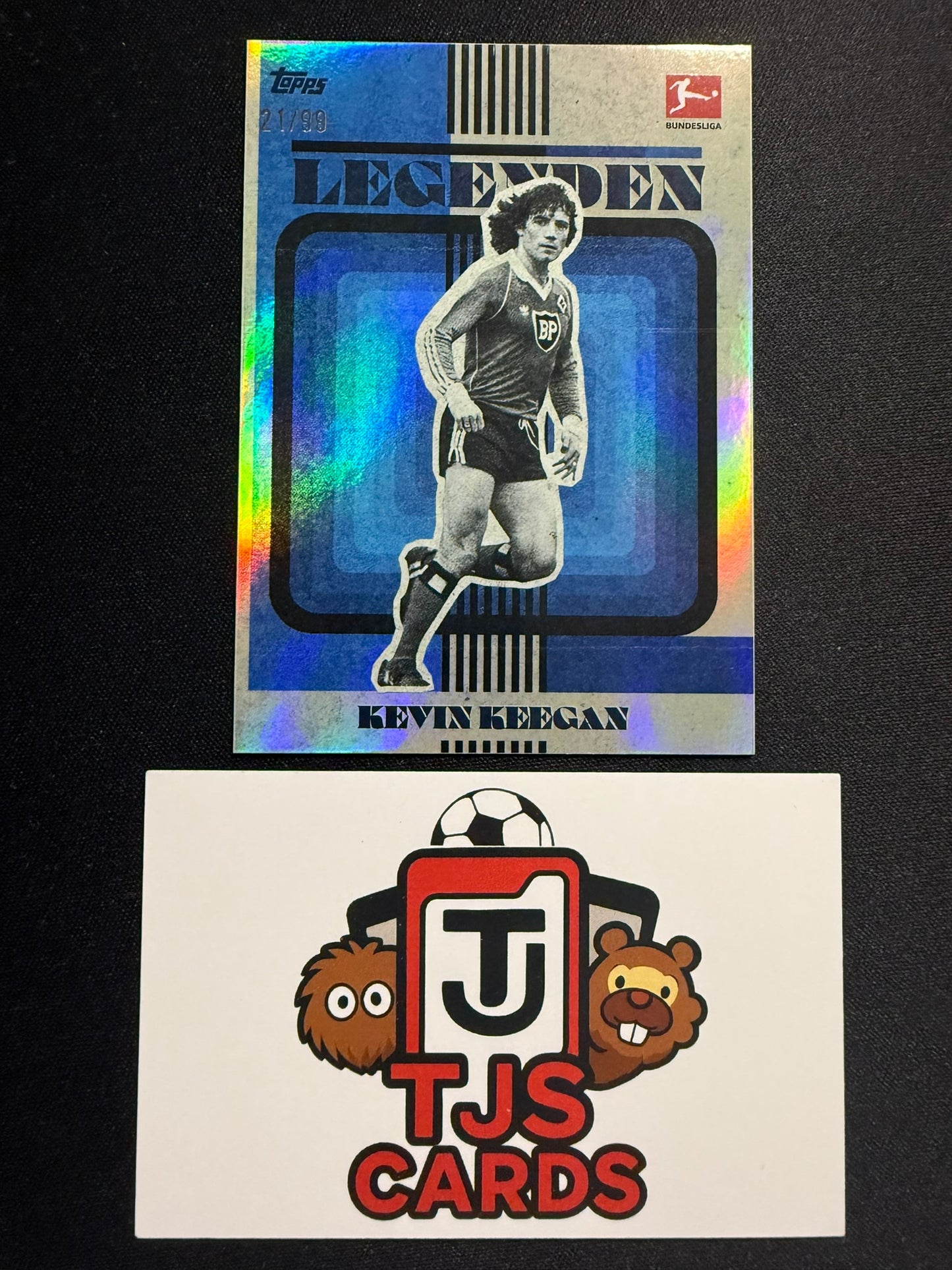 Kevin Keegan - Blue /99 - TOPPS Lothar Matthaus Platinum Curated Set 2023/24