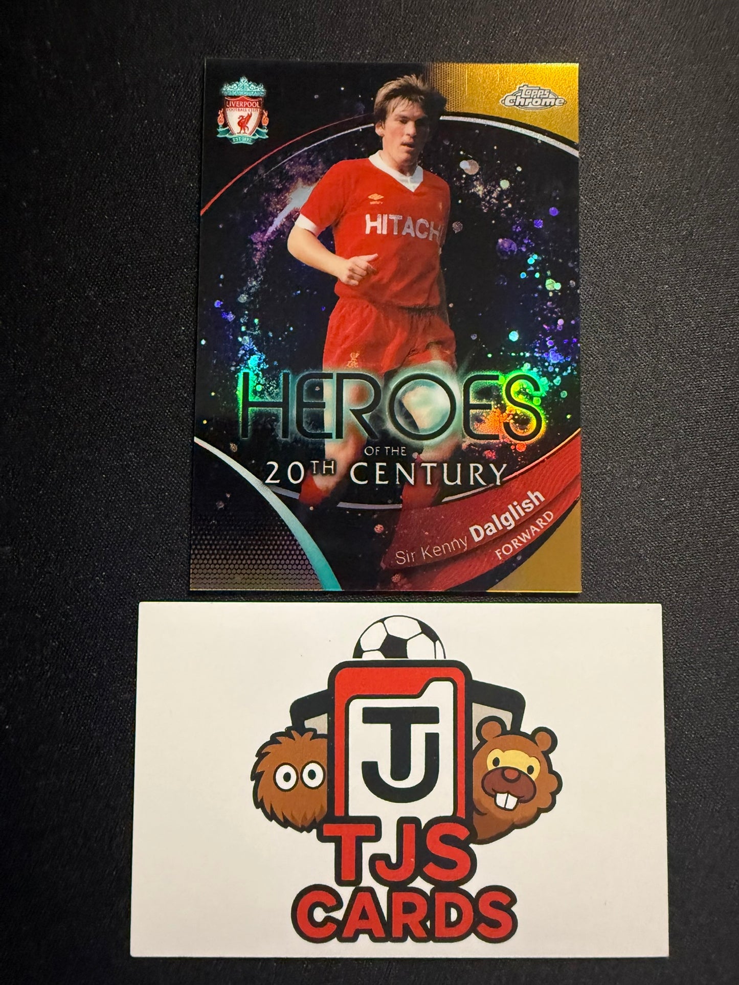 Kenny Dalglish - Gold Heroes /50 - TOPPS Liverpool Chrome 2023/24