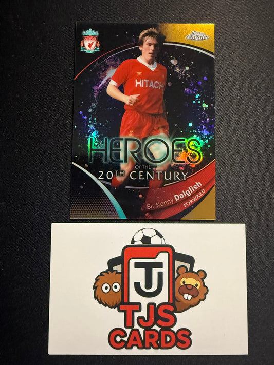 Kenny Dalglish - Gold Heroes /50 - TOPPS Liverpool Chrome 2023/24