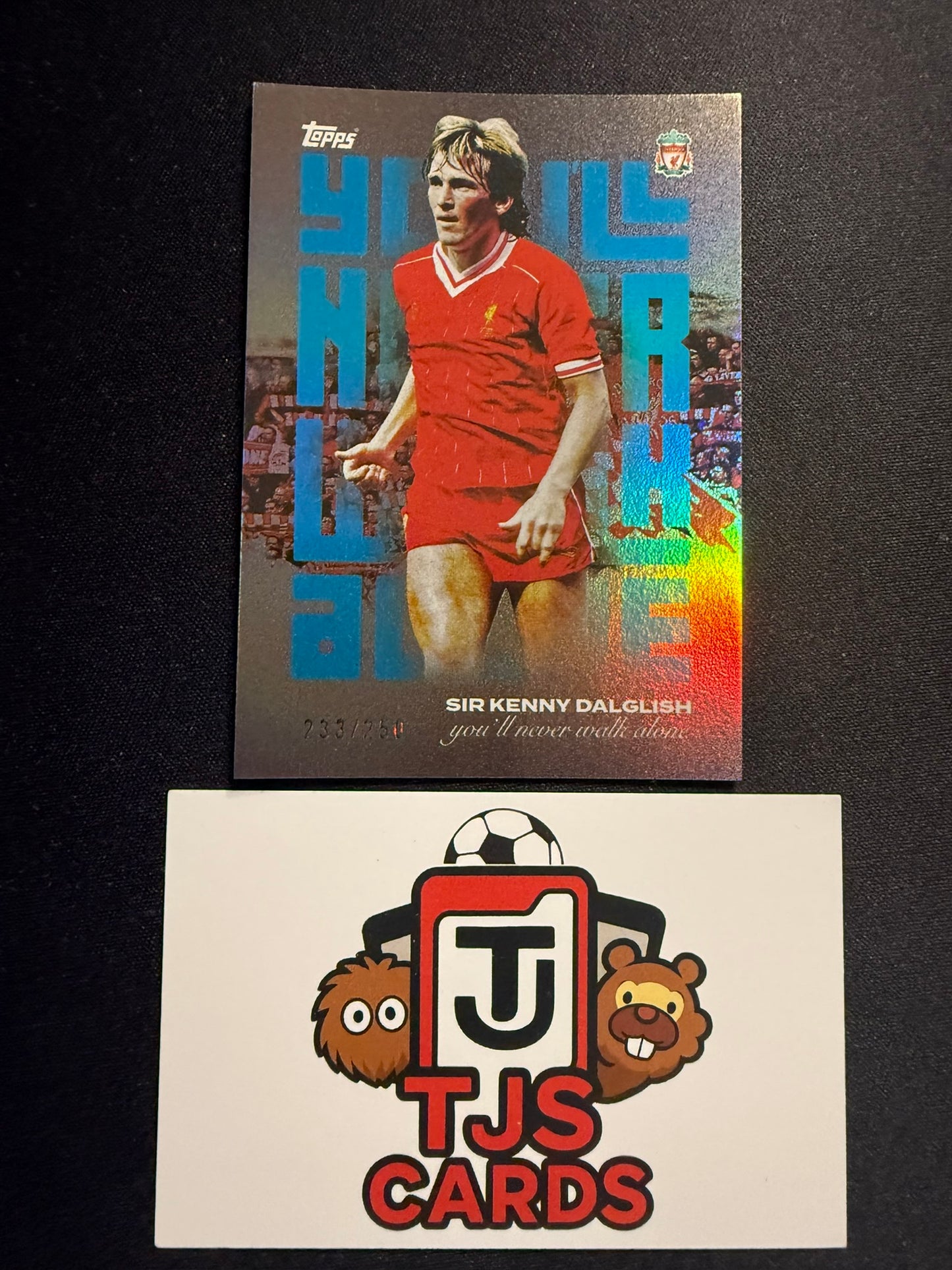Kenny Dalglish - YNWA Aqua /250 - TOPPS Liverpool Team Set 2023/24