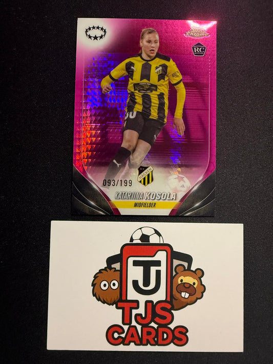 Katarina Kosola - Rookie Pink Prism /199 - TOPPS Chrome UWCL 2023/24