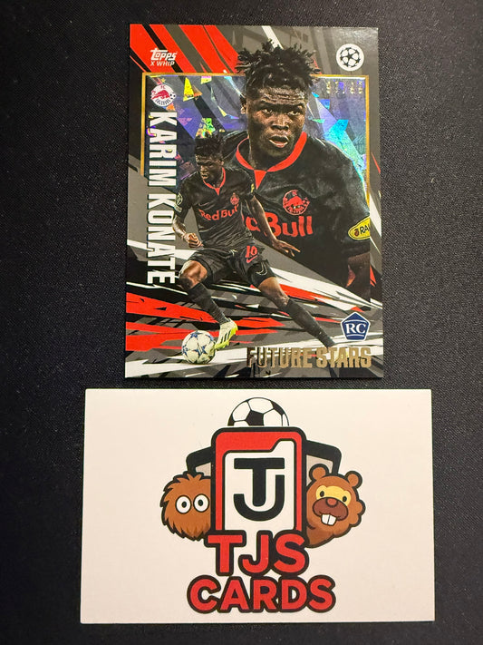 Karim Konate - Rookie Future Stars /99 - TOPPS Gold UCC 2023/24