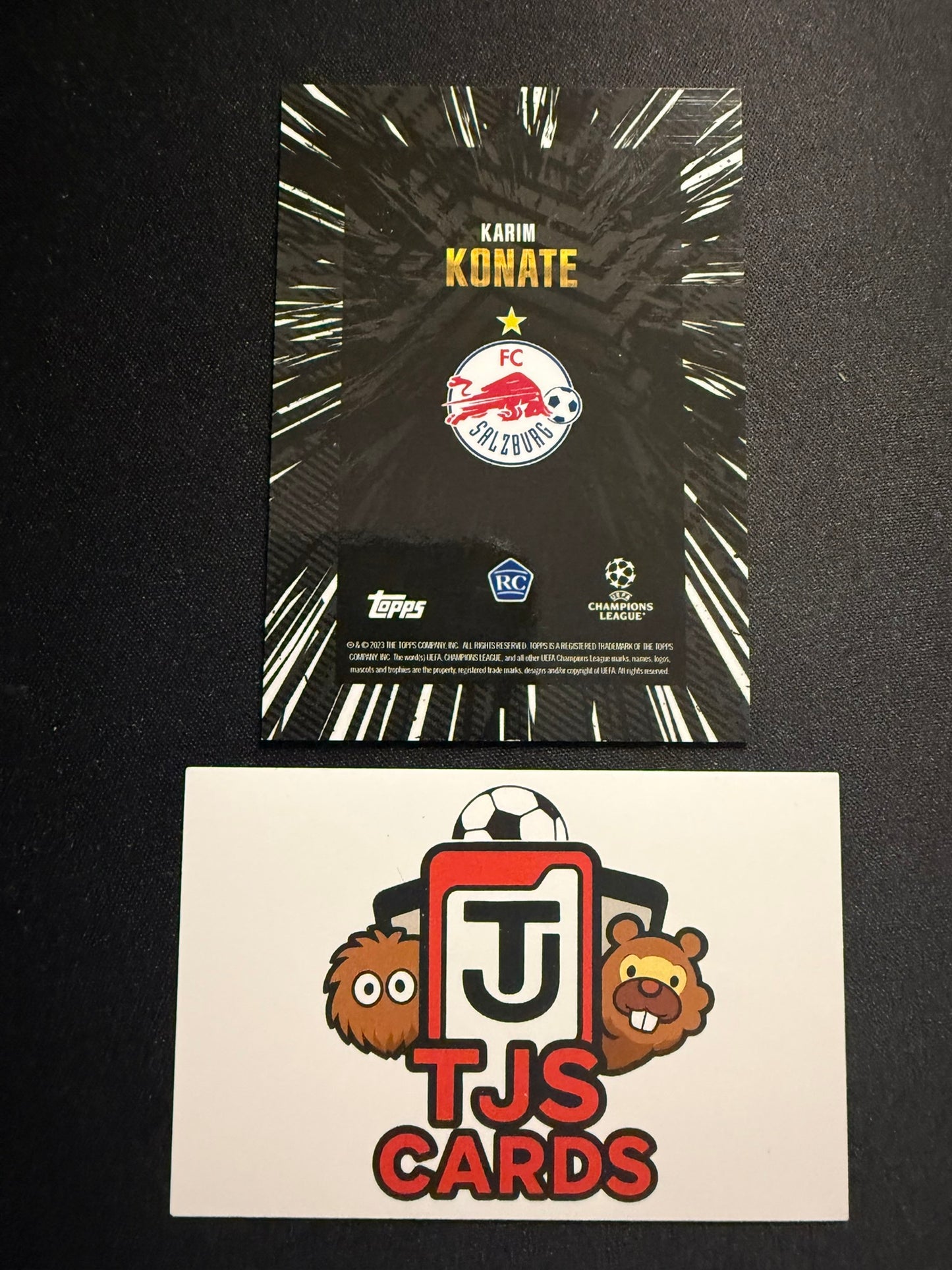 Karim Konate - Rookie Future Stars /99 - TOPPS Gold UCC 2023/24
