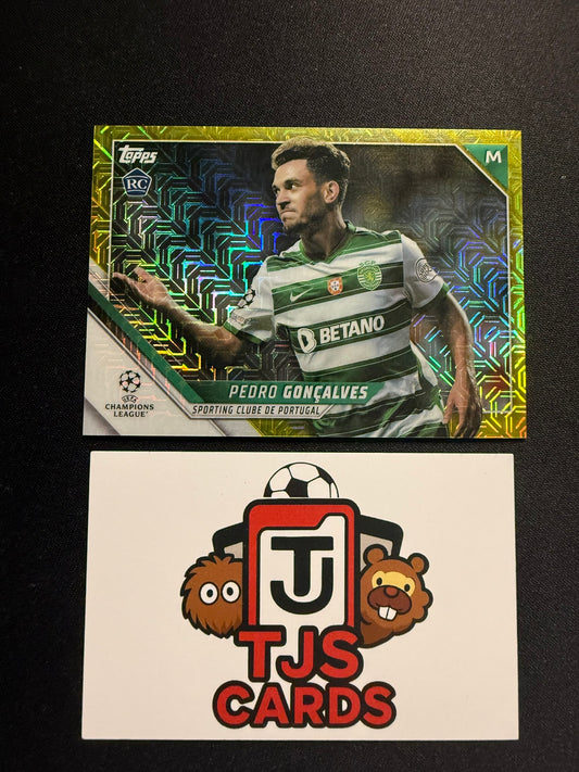 Pedro Goncalves - Rookie Yellow Mojo /150 - TOPPS Japan UCL 2021/22