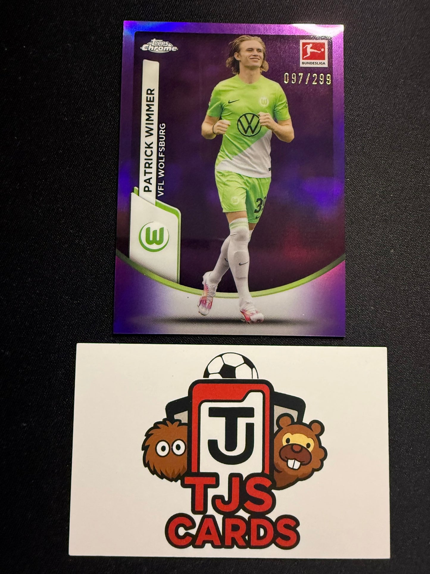 Patrick Wimmer - Purple /299 - TOPPS Chrome Bundesliga 2023/24