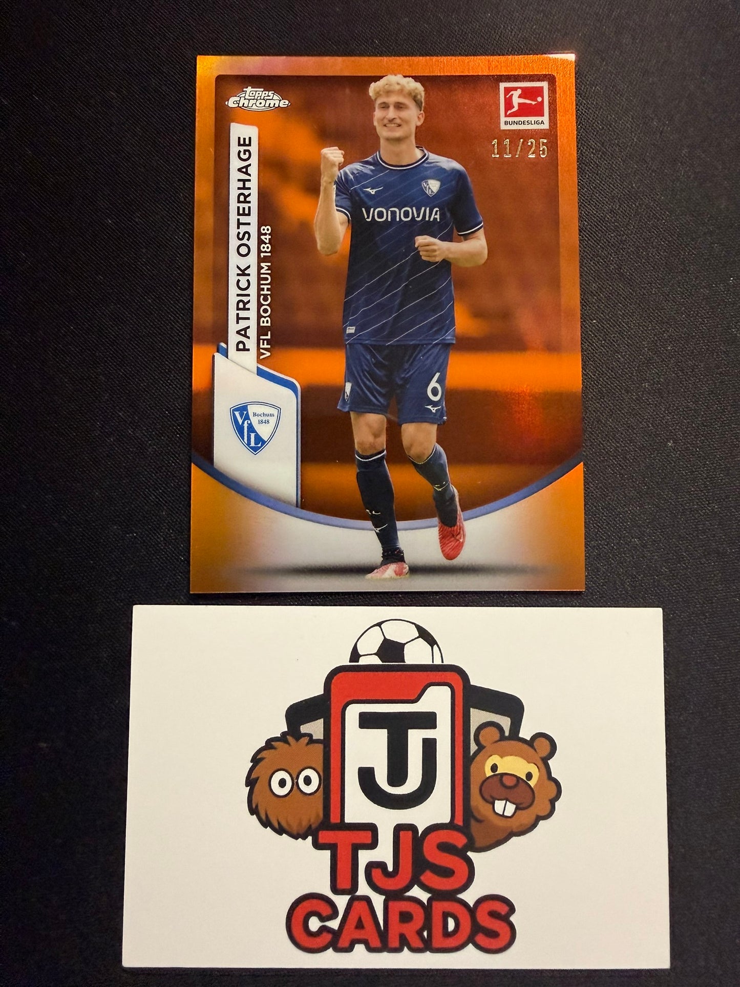 Patrick Osterhage - Orange /25 - TOPPS Chrome Bundesliga 2023/24