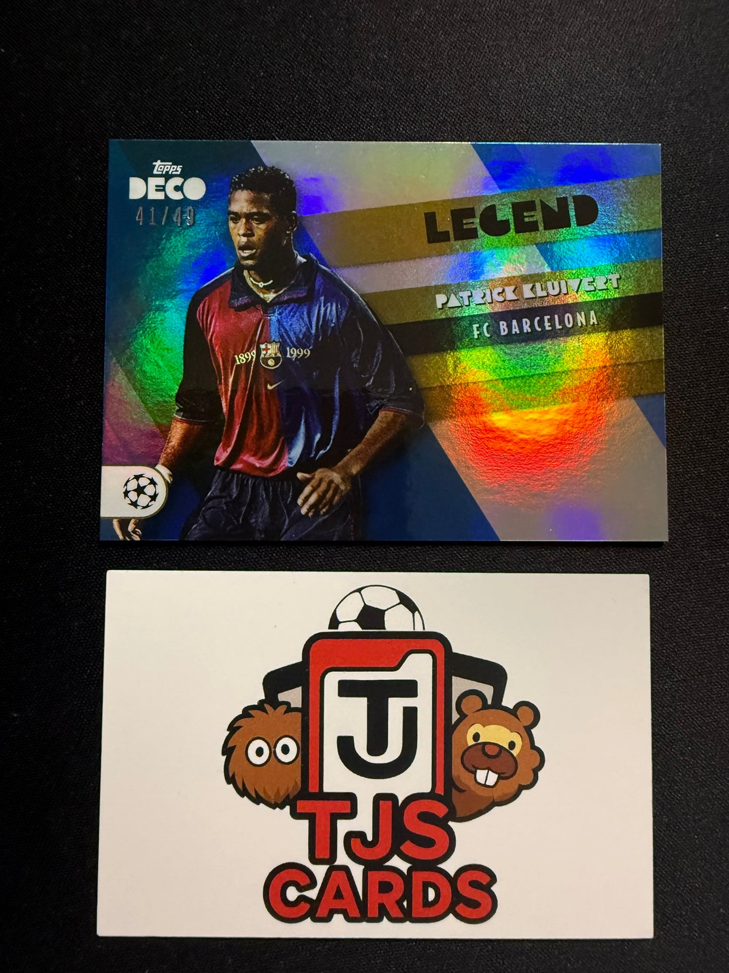 Patrick Kluivert - Blue Legends /49 - TOPPS Deco 2022/23