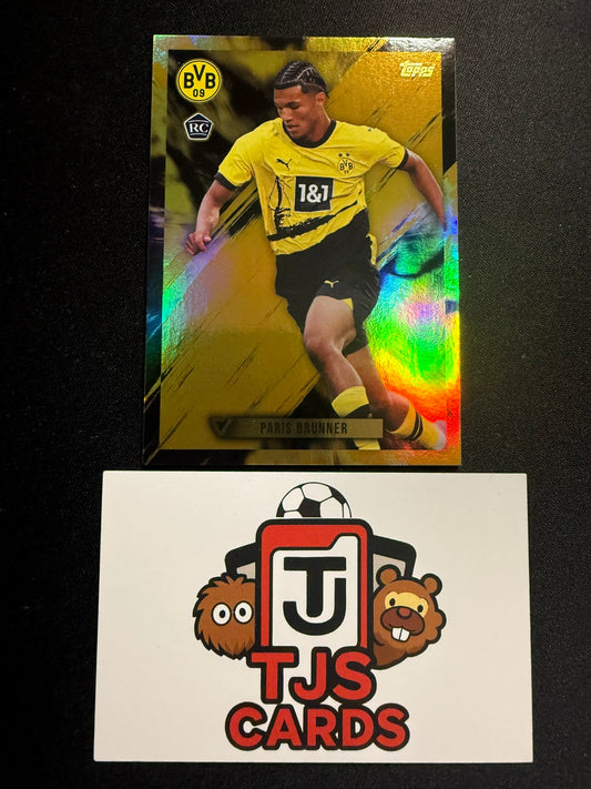 Paris Brunner - Rookie Gold /50 - TOPPS BvB Vernissage 2023/24