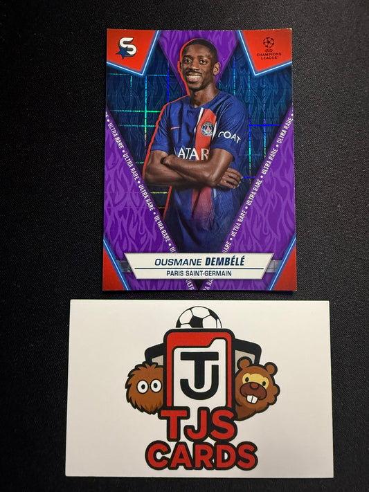 Ousmane Dembele - Ultra Rare /99 - TOPPS Superstars UCC 2023/24
