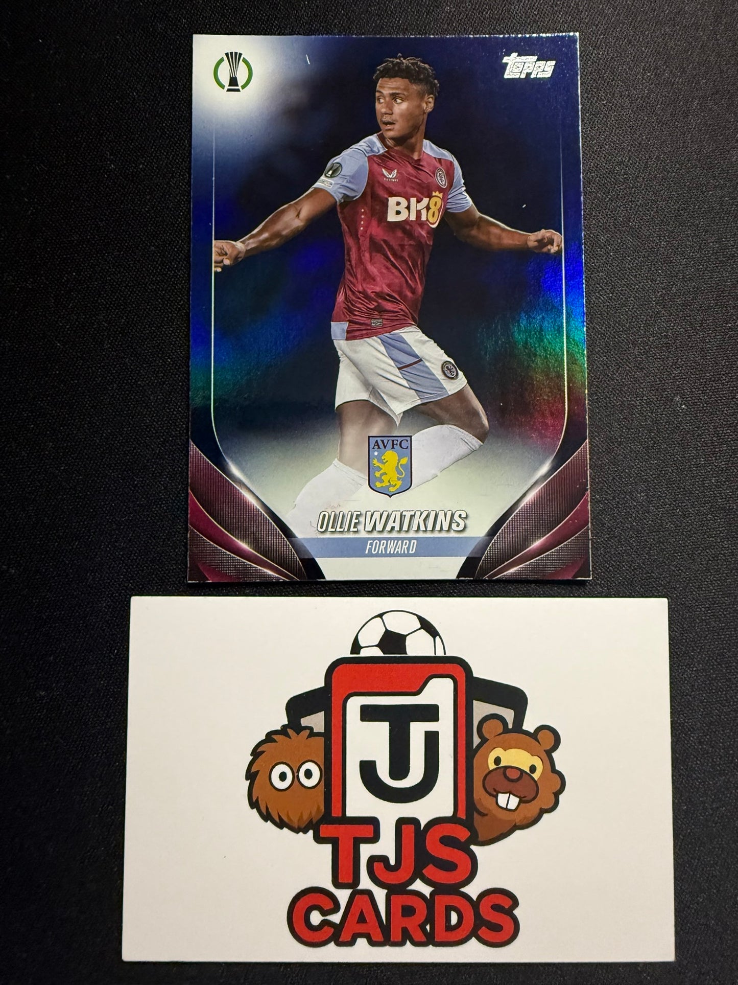 Ollie Watkins - Navy Blue /250 - TOPPS UCC 2023/24