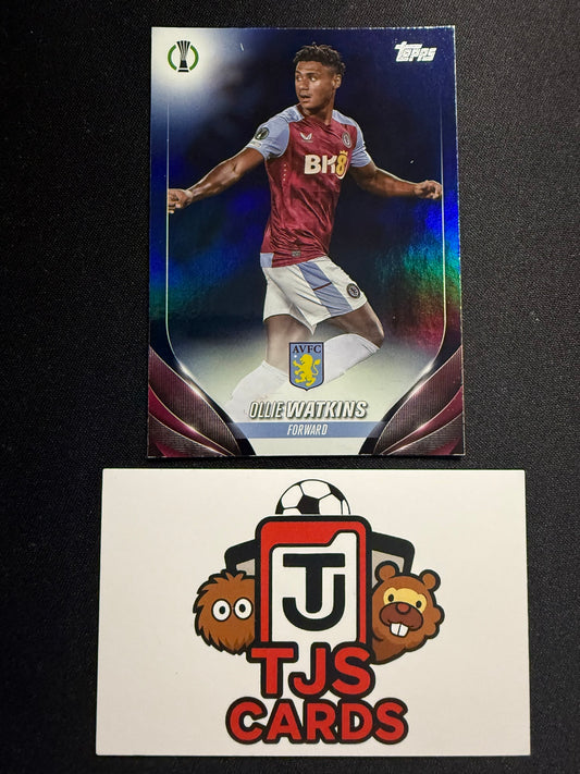 Ollie Watkins - Navy Blue /250 - TOPPS UCC 2023/24