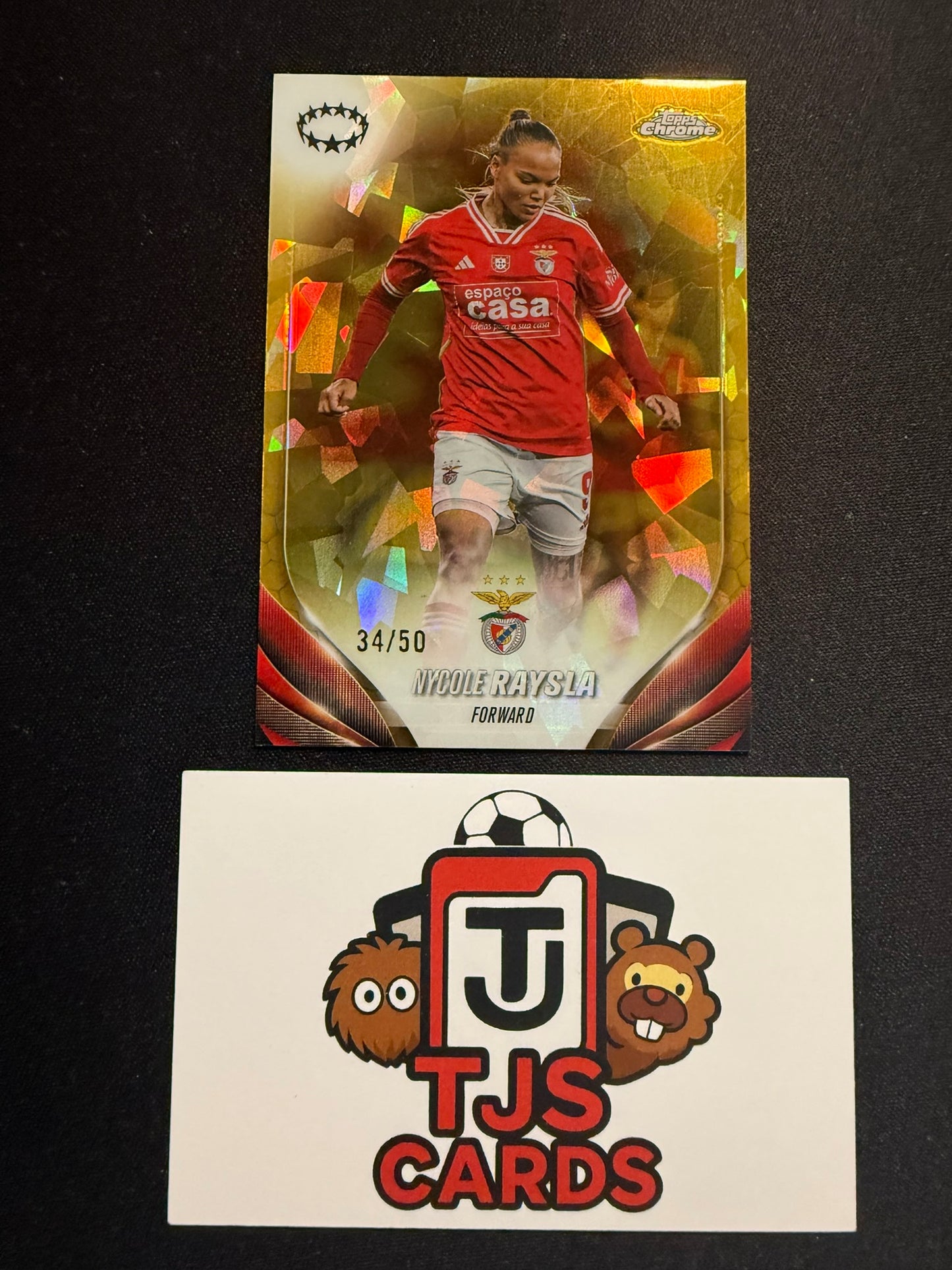 Nycole Raysla - Gold /50 - TOPPS Sapphire UWCL 2023/24