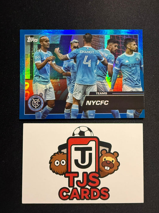 NYCFC (New York City FC) - Blue /99 - TOPPS MLS 2023