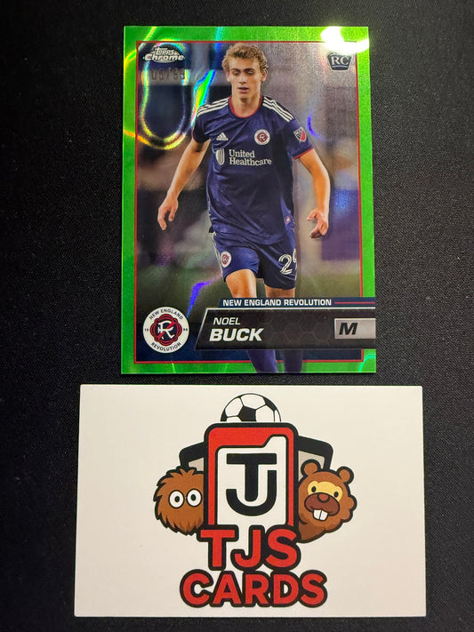 Noel Buck - Rookie Green Lava /99 - TOPPS MLS Chrome 2023