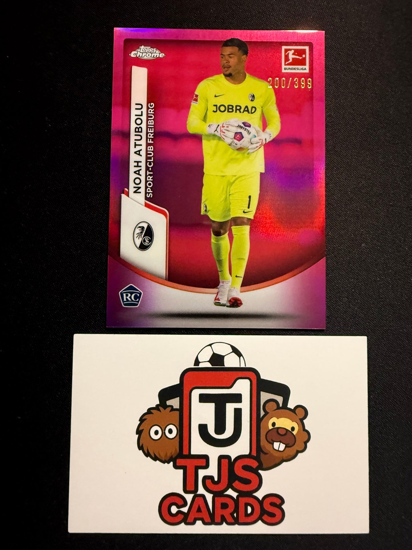 Noah Atubolu - Rookie Pink /399 - TOPPS Bundesliga Chrome 2023/24