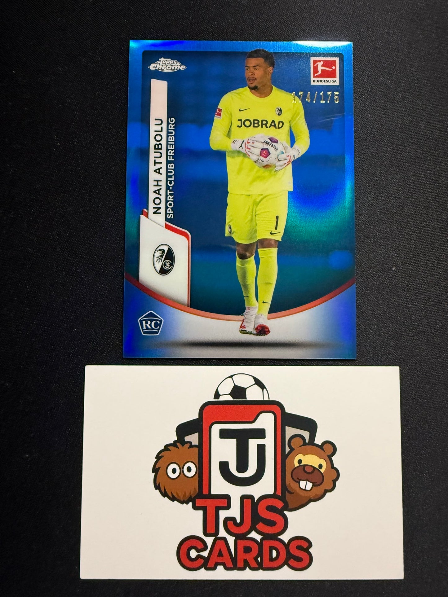 Noah Atubolu - Rookie Blue /175 - TOPPS Bundesliga Chrome 2023/24