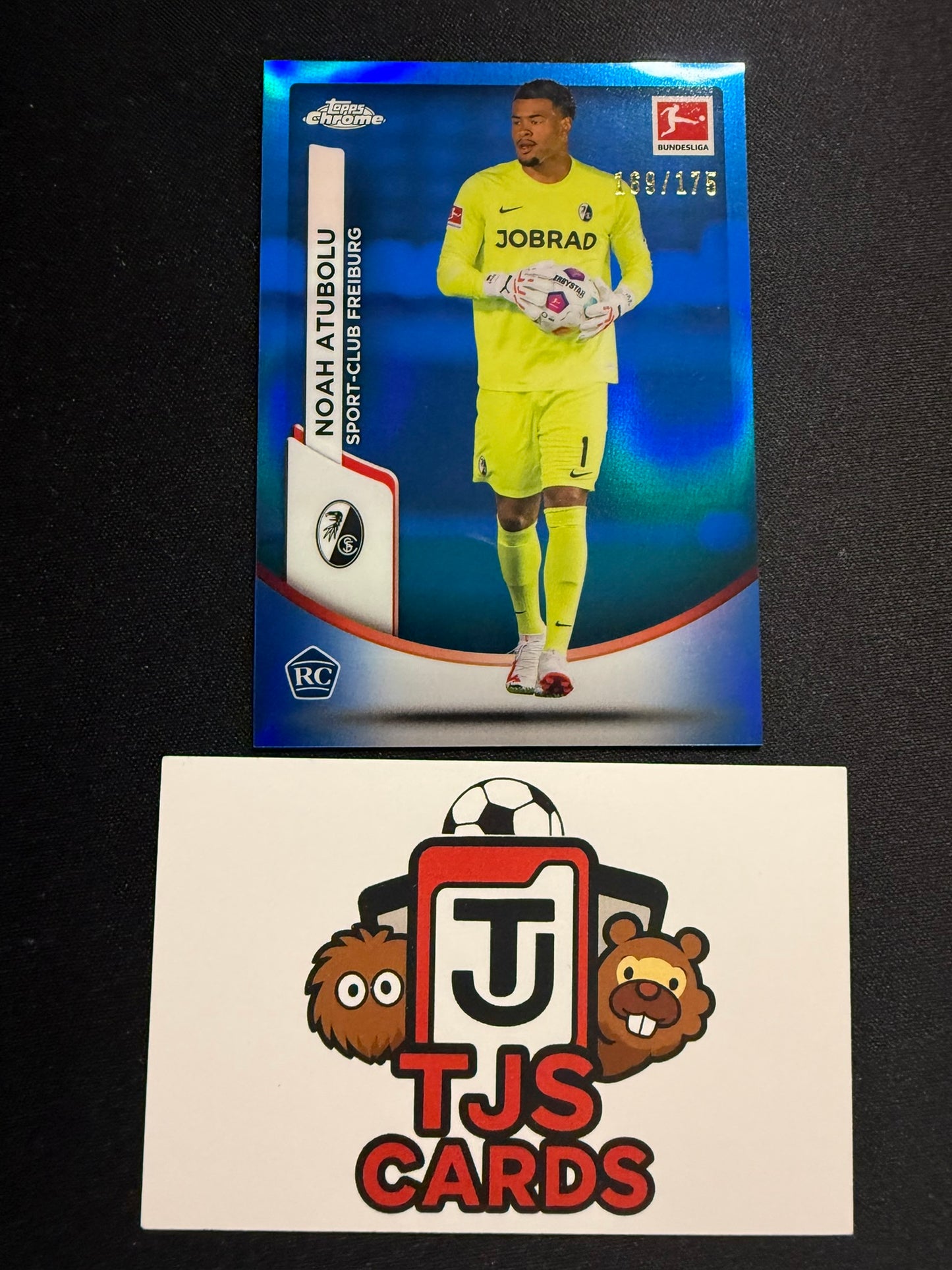 Noah Atubolu - Rookie Blue /175 - TOPPS Bundesliga Chrome 2023/24