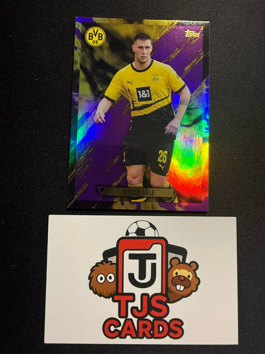 Niklas Sule - Purple /150 - TOPPS BvB Vernissage 2023/24