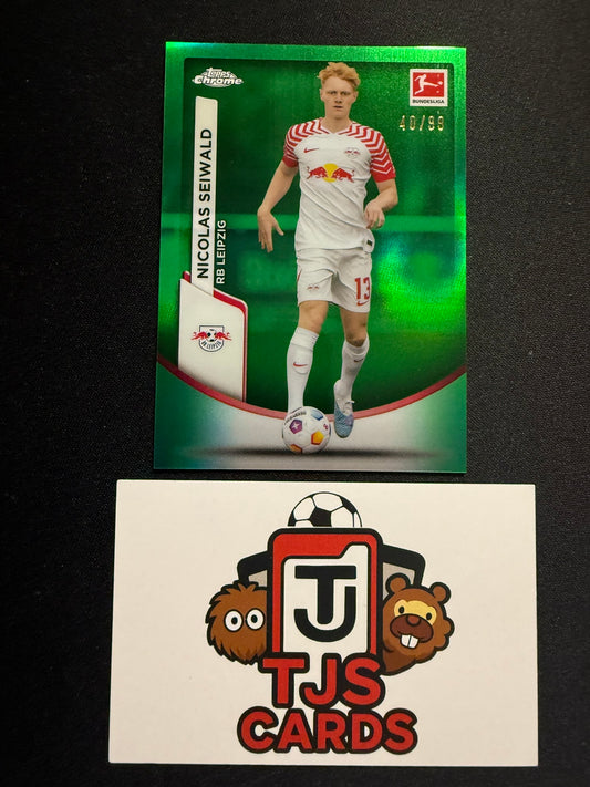 Nicolas Seiwald - Green /99 - TOPPS Bundesliga Chrome 2023/24