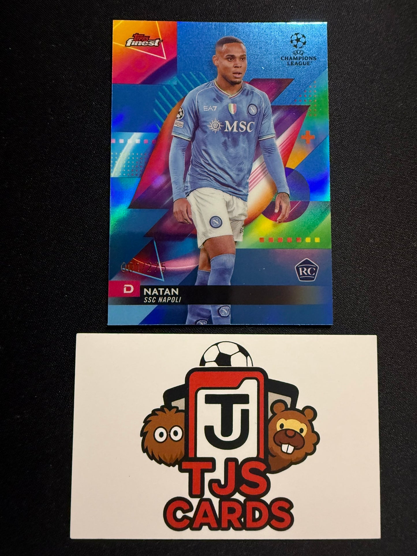 Natan - Rookie Blue /275 - TOPPS Finest UCC 2023/24