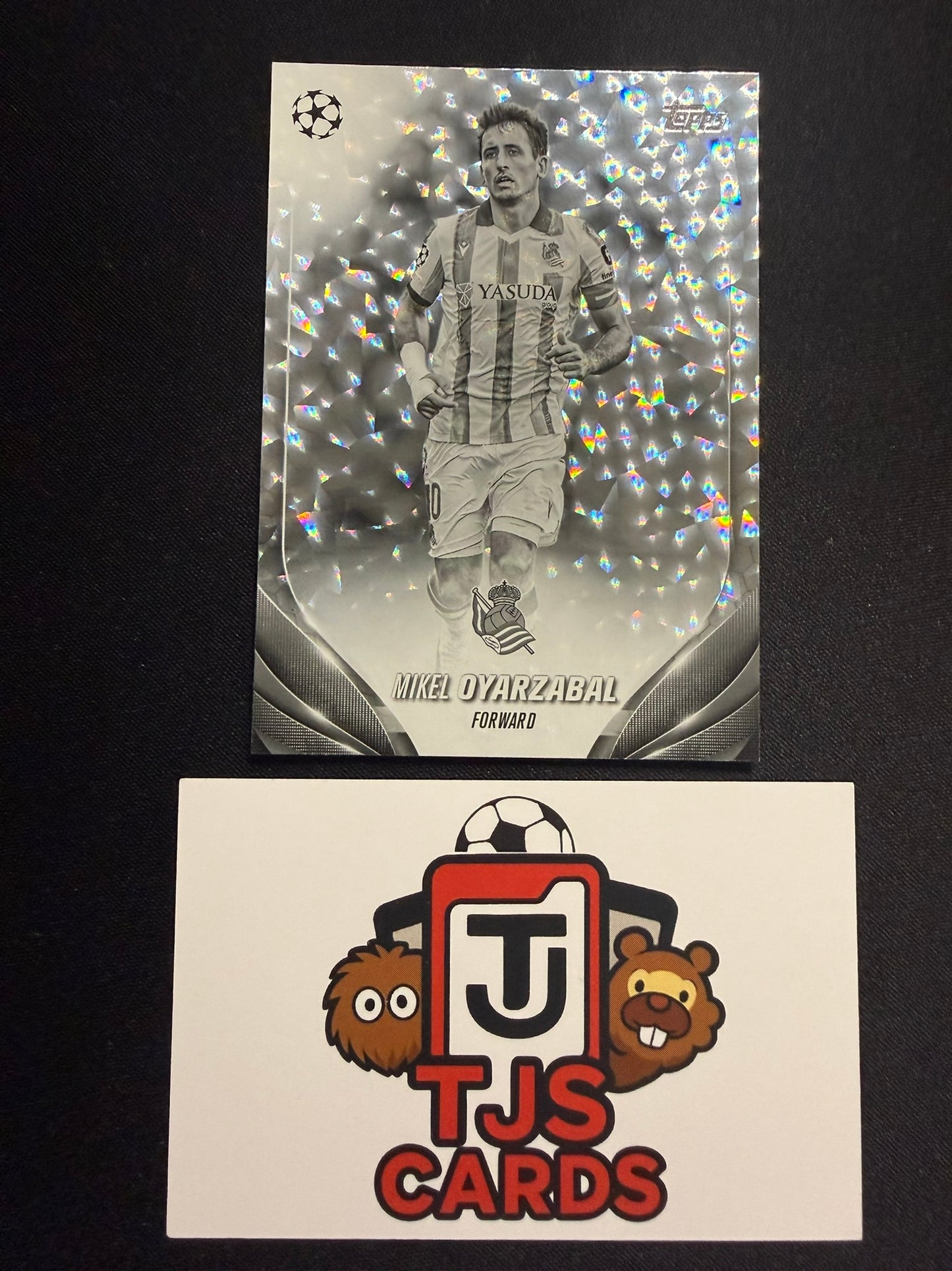 Mikel Oyarzabal - Black & White Icy /150 - TOPPS UCC 2023/24