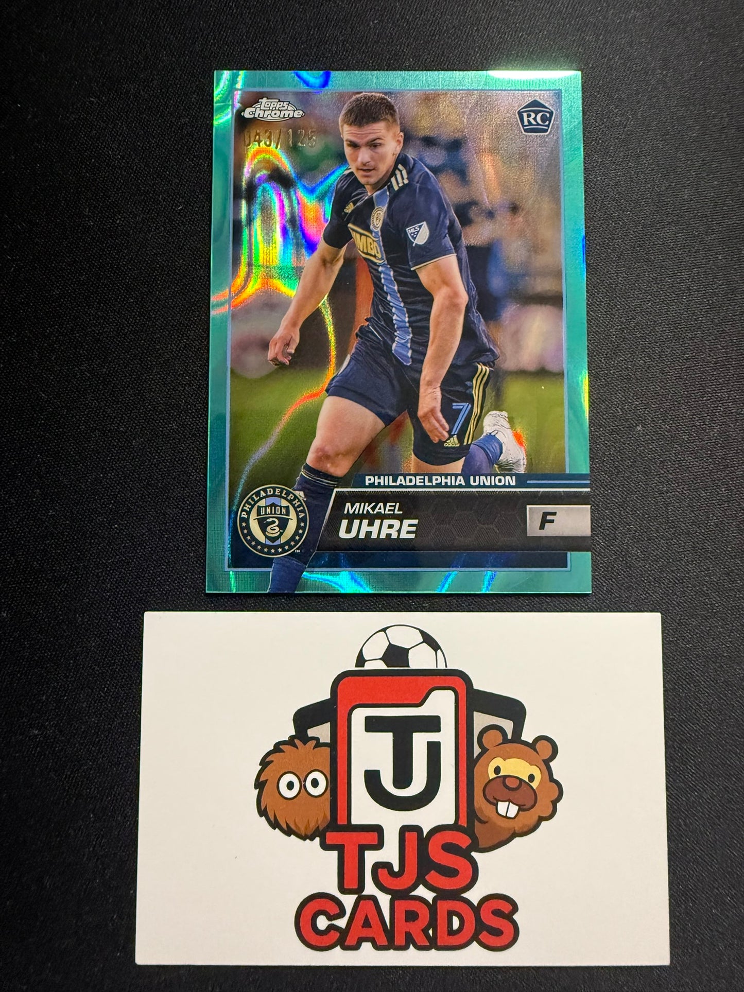 Mikael Uhre - Rookie Aqua Lava /125 - TOPPS MLS Chrome 2023