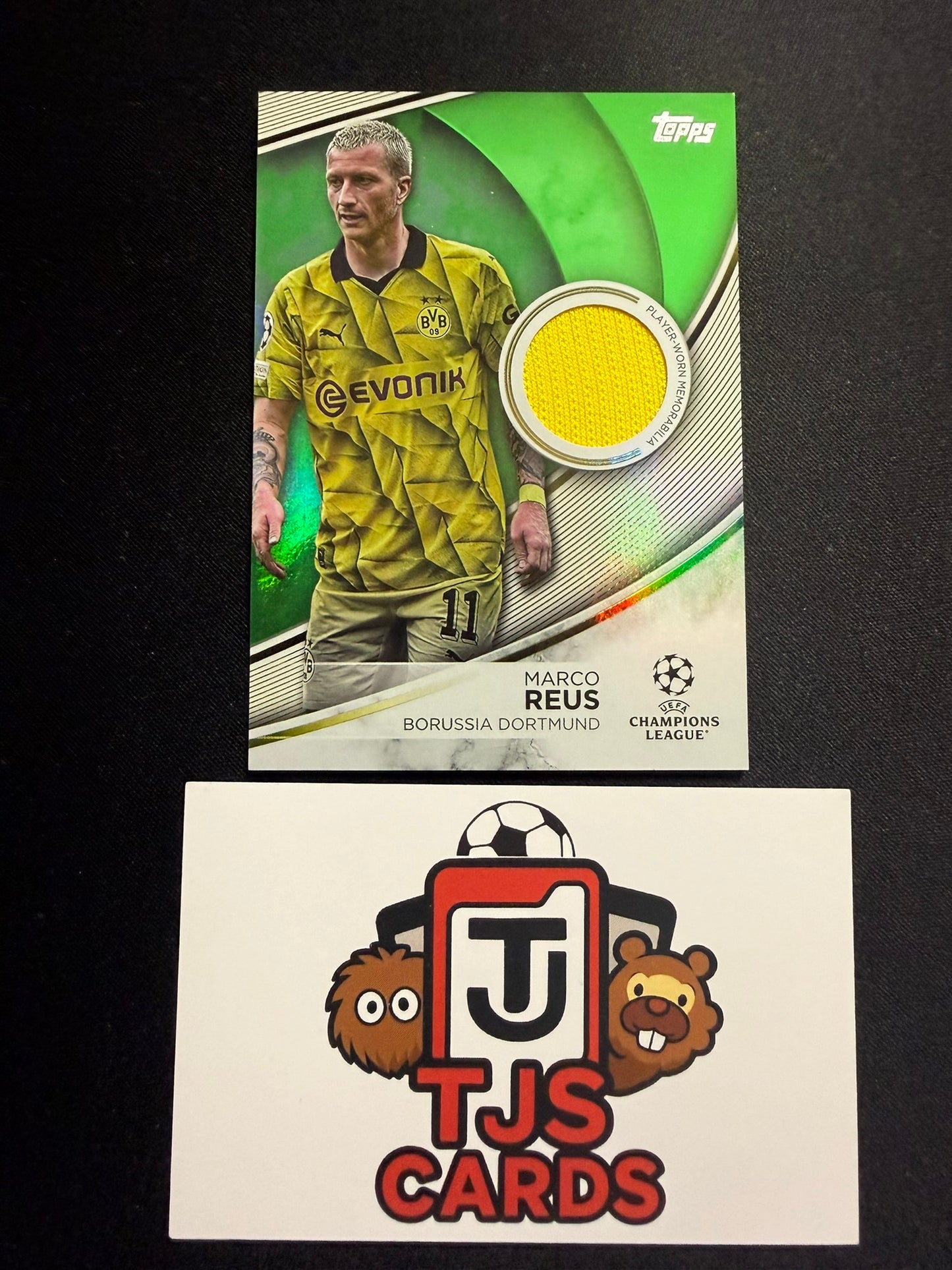 Marco Reus - Neon Green Player-Worn Patch /199 - TOPPS UCC 2023/24