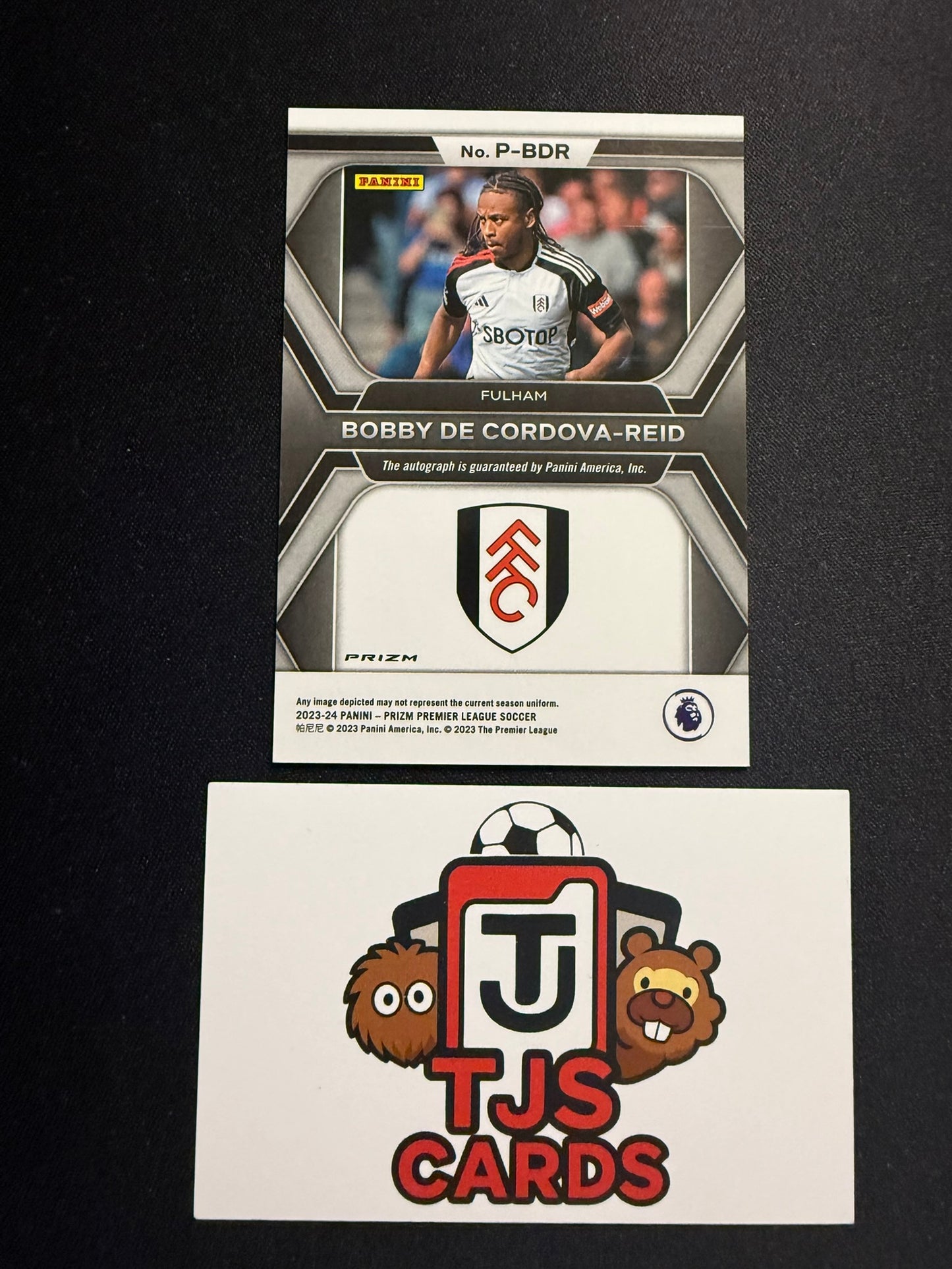 Bobby De Dordova-Reid - Choice Auto - Panini Prizm Premier League 2023/24
