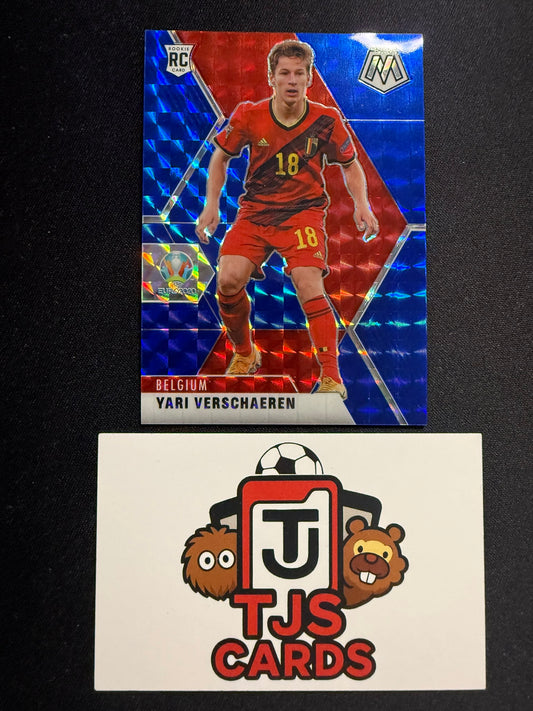 Yari Verschaeren - Rookie Blue /99 - Panini Mosaic UEFA Euro 2021