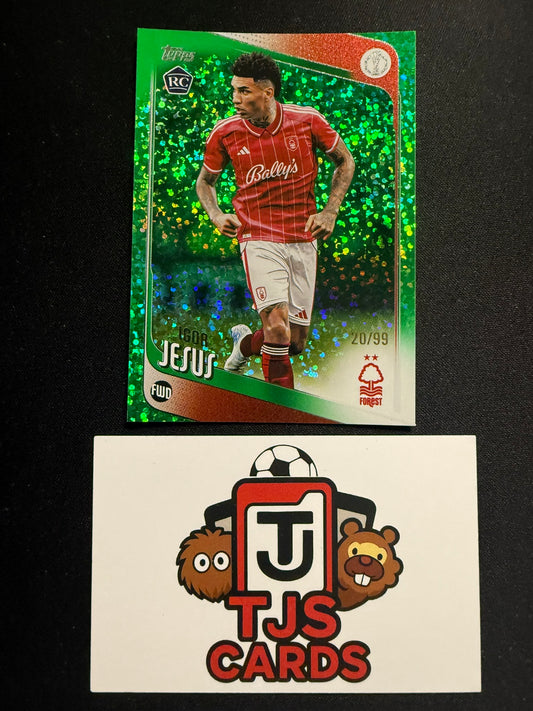 Igor Jesus - Rookie Green Sparkle /99 - TOPPS UCC 2025/26