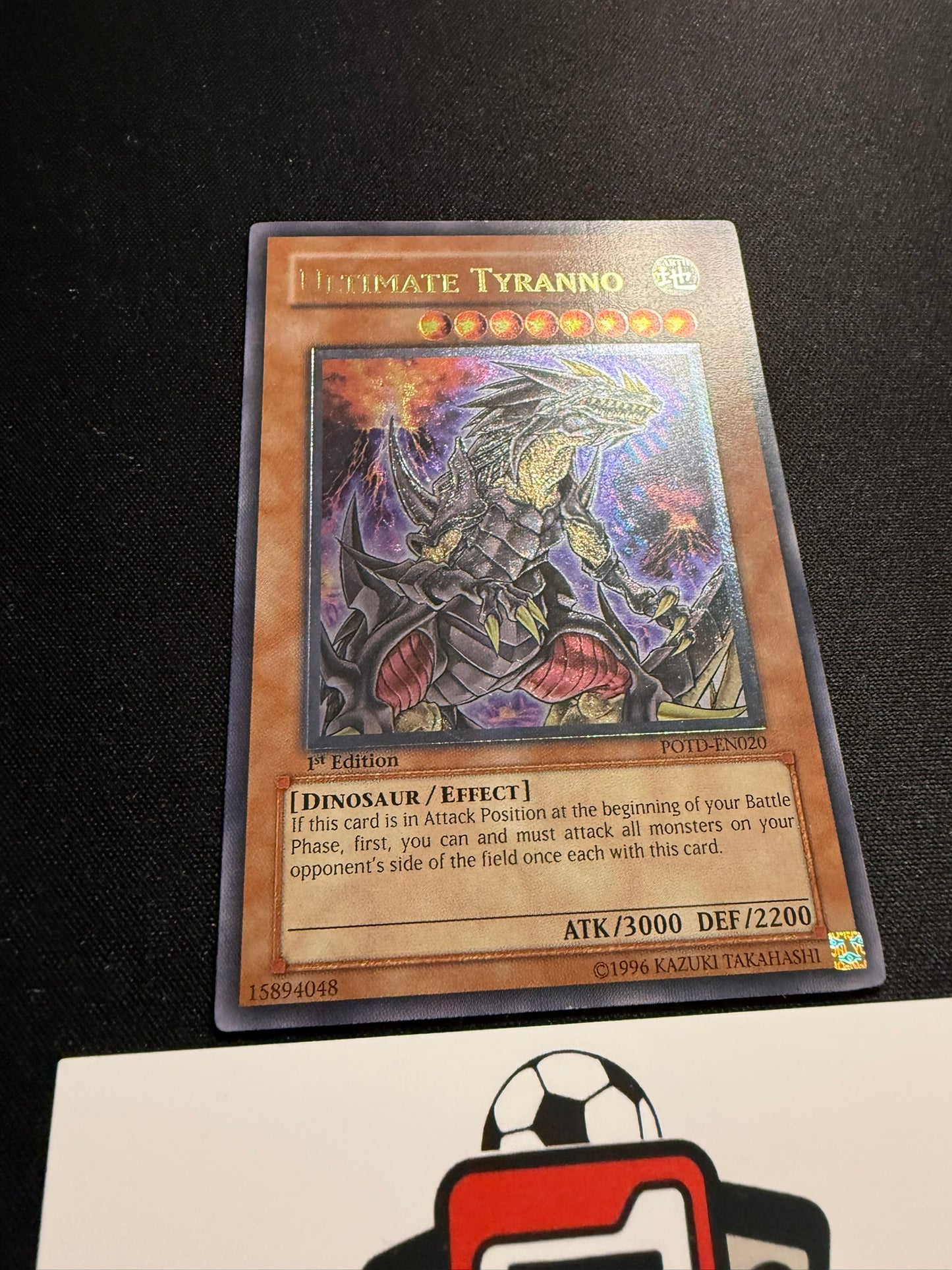 Ultimate Tyranno - Ultimate Rare 1st Edition POTD-EN020 - LP - YuGiOh