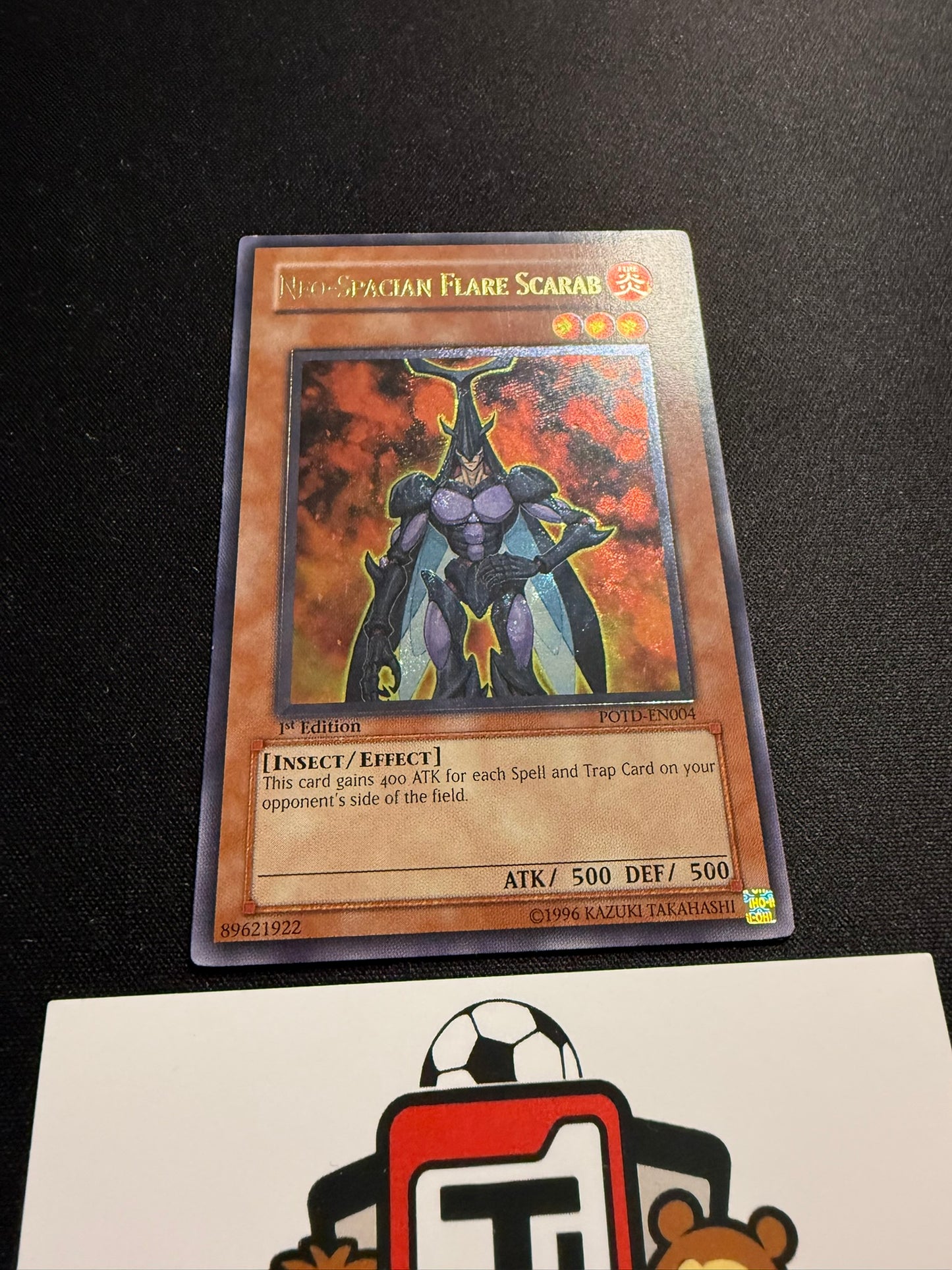 Neo-Spacian Flare Scarab - Ultimate Rare 1st Edition POTD-EN004 - LP - YuGiOh