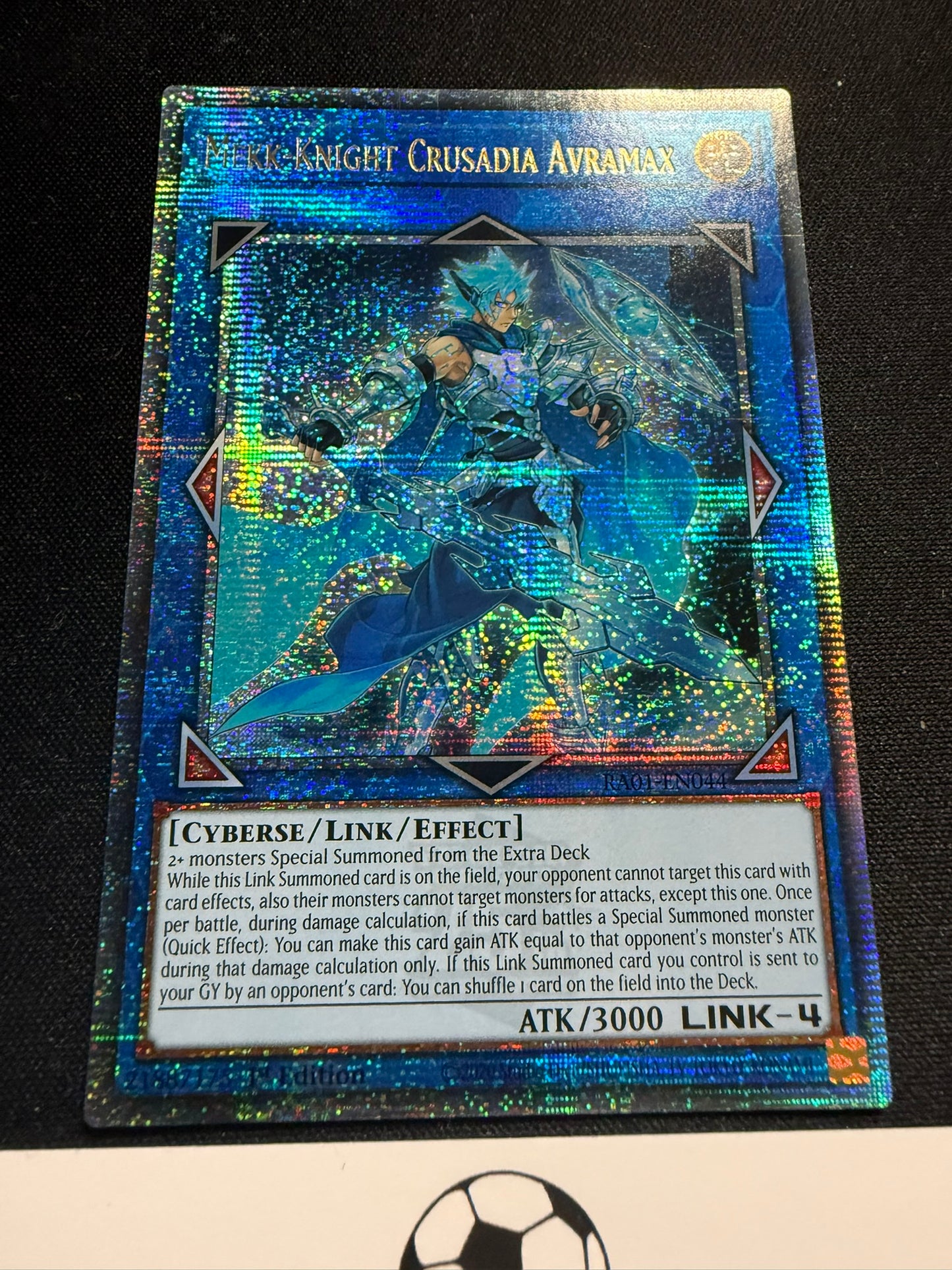 Mekk-Knight Crusadia Avramax - Quarter Century Secret Rare RA01-EN044 - YuGiOh