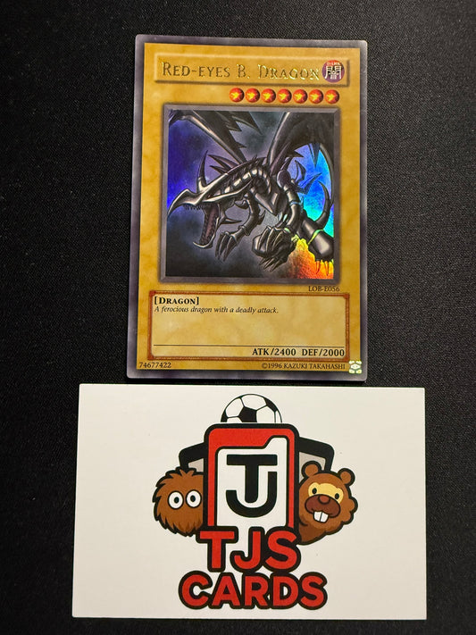 Red-Eyes B. Dragon - Ultra Rare LOB-E056 - LP - YuGiOh