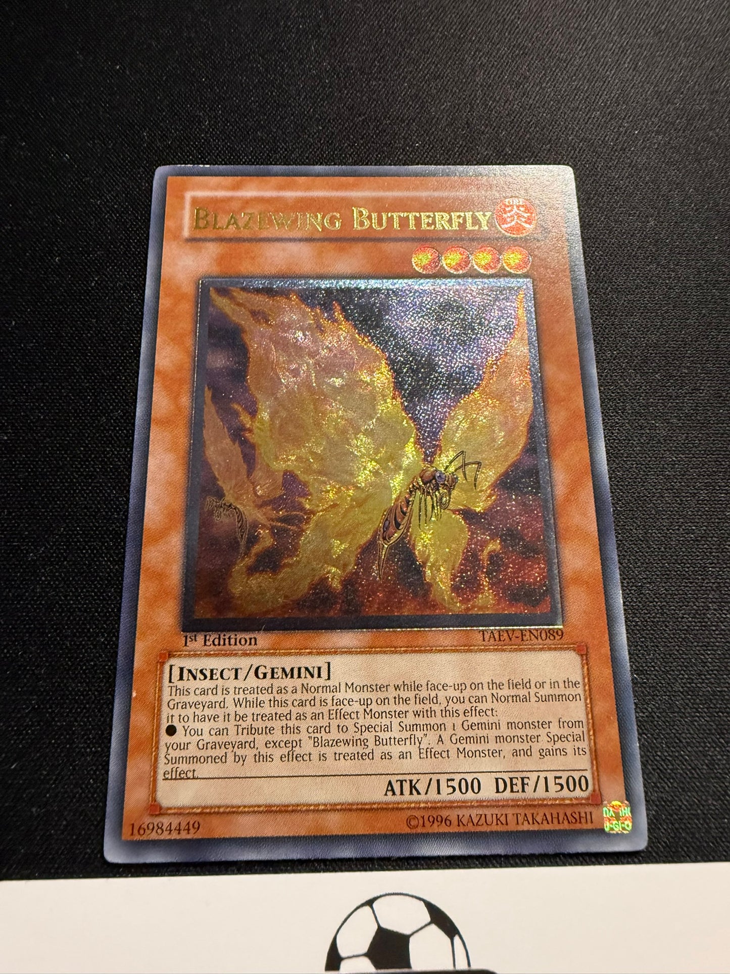 Blazewing Butterfly - Ultimate Rare 1st Edition TAEV-EN089 - LP - YuGiOh